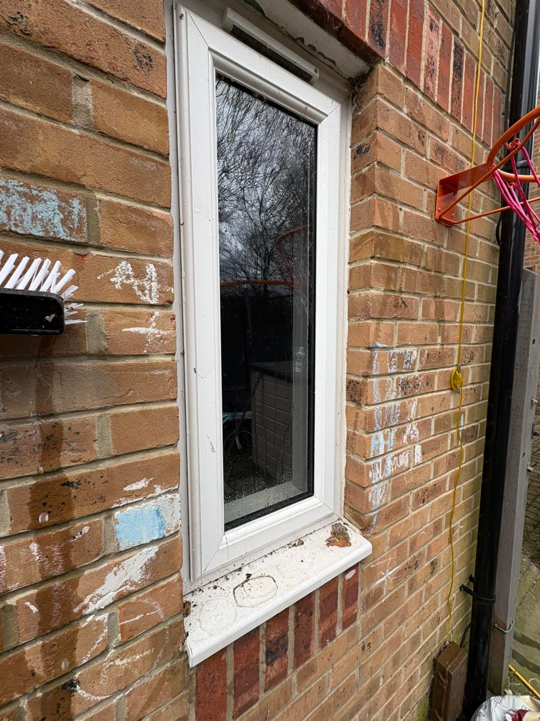 Before photo from EasyClean window cleaner Stubbington residential service