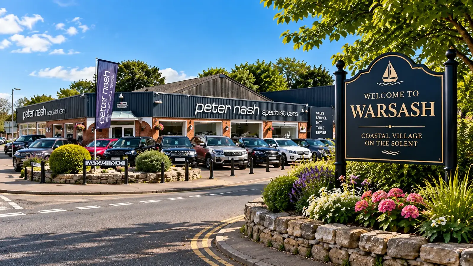 Warsash local area for EasyClean window cleaning Warsash residential service